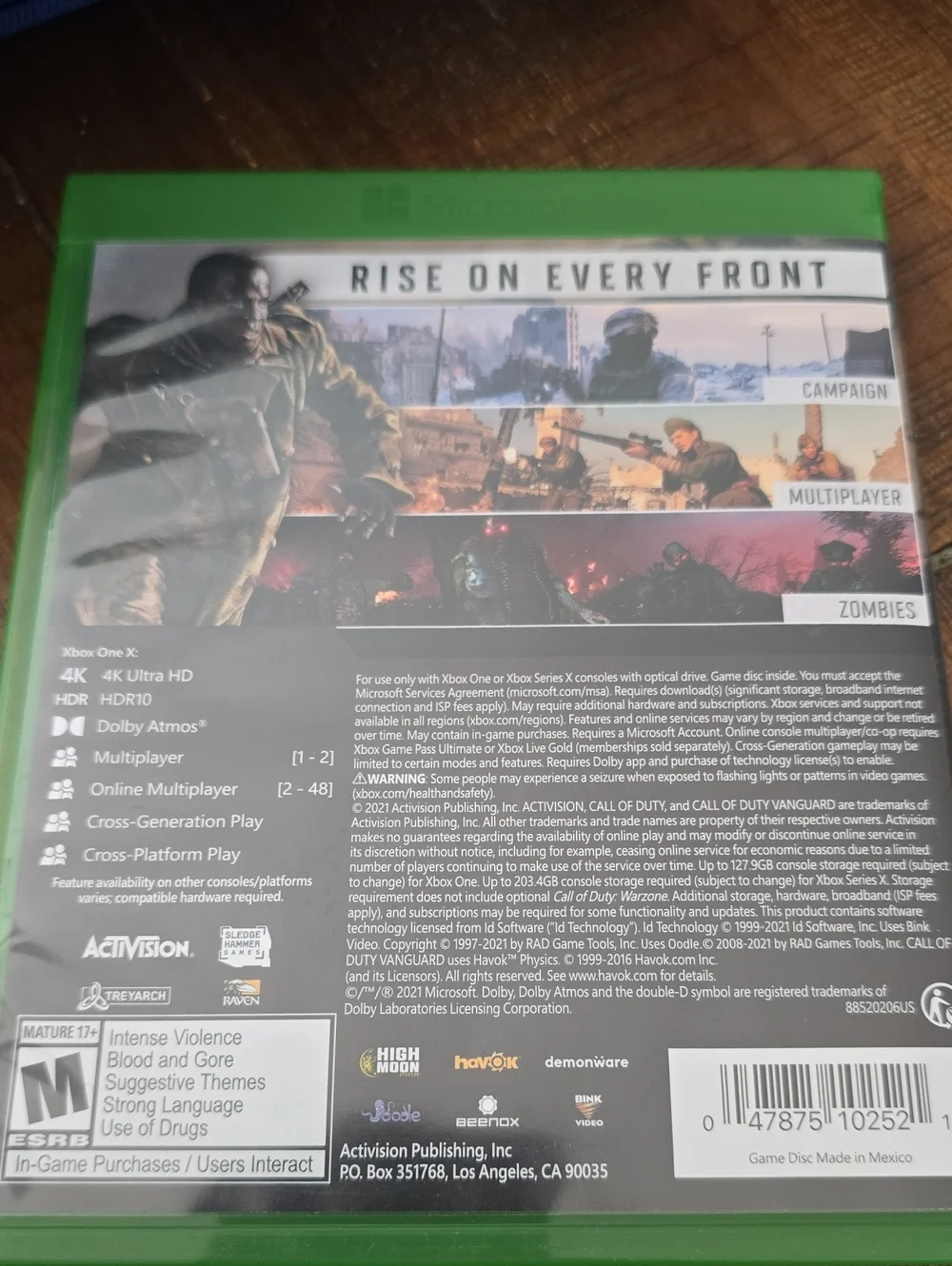 Call of Duty: Vanguard - Xbox Series X- Xbox One